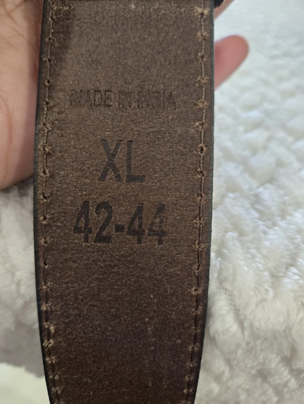 Montauk Men's Leather Western Belt XL 42-44 Brown Tooled Cowboy Floral NWT